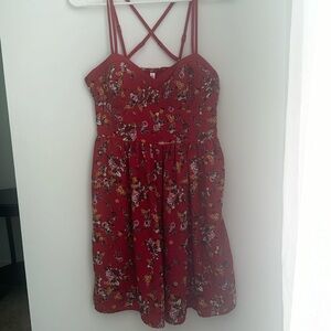 Mini floral dress